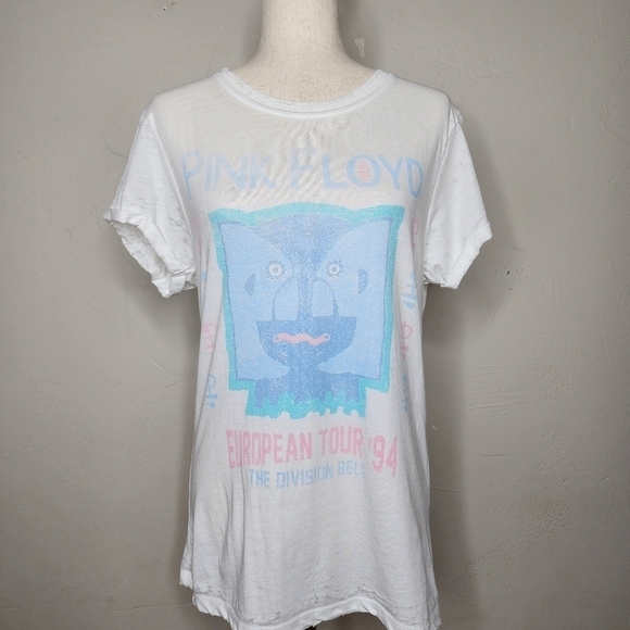 Recycled Karma Pink Floyd The Division Bell European Tour 94 Tee Size Small - Picture 1 of 11
